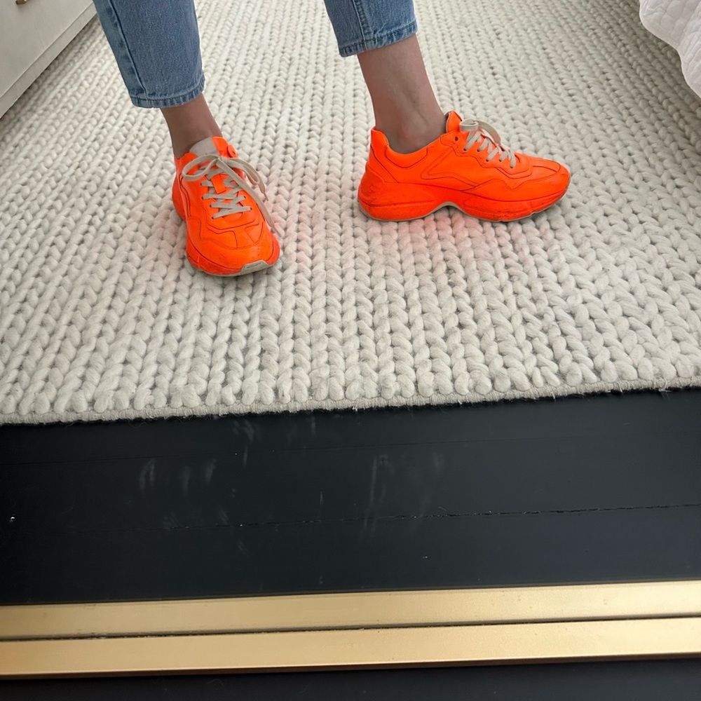 Gucci Bright Orange Women's Sneakers